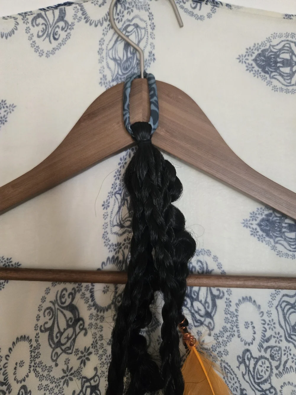 4/$15 Boho Braids Extensions Floral Hair Wrap Ponytail Leaves, Flowers, Feathers